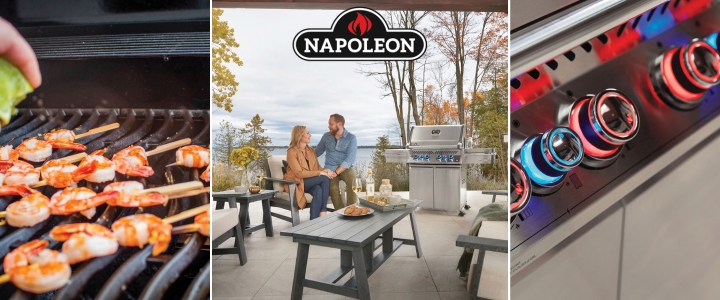 Napoleon Prestige Series Grill Banner.
