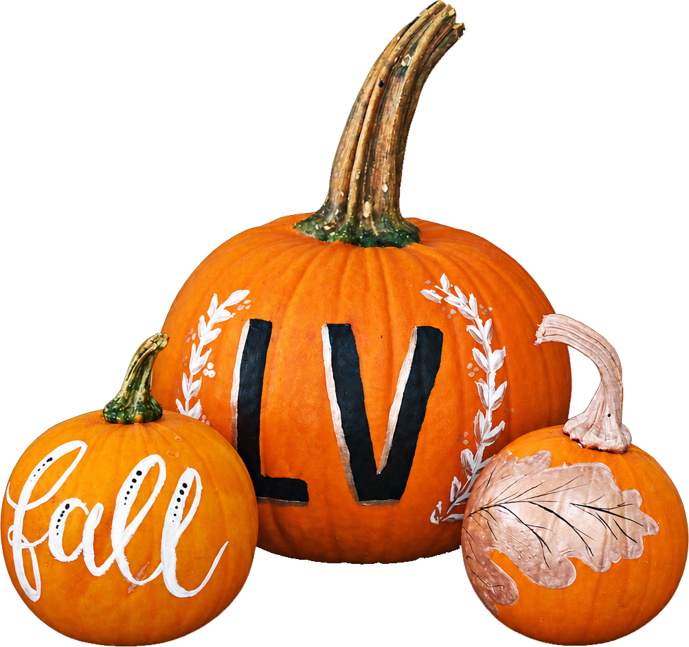 Painted pumpkin